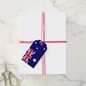 Vlag van Australië Cadeaulabel (Met Touw)
