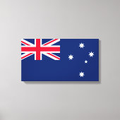 Vlag van Australië Canvas Afdruk (Voorkant)