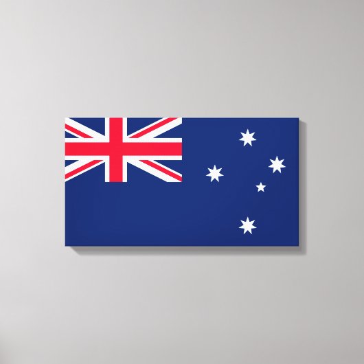 Vlag van Australië Canvas Afdruk (Voorkant)