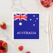 Vlag van Australië Cocktail servet (Insitu)
