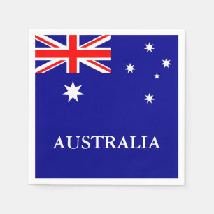 Vlag van Australië Cocktail servet