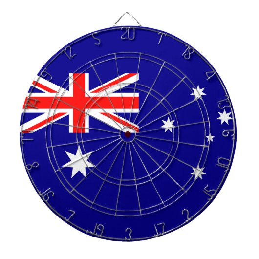 Vlag van Australië Dartbord (Voorkant)