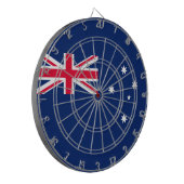 Vlag van Australië Dartbord (Voorkant Links)