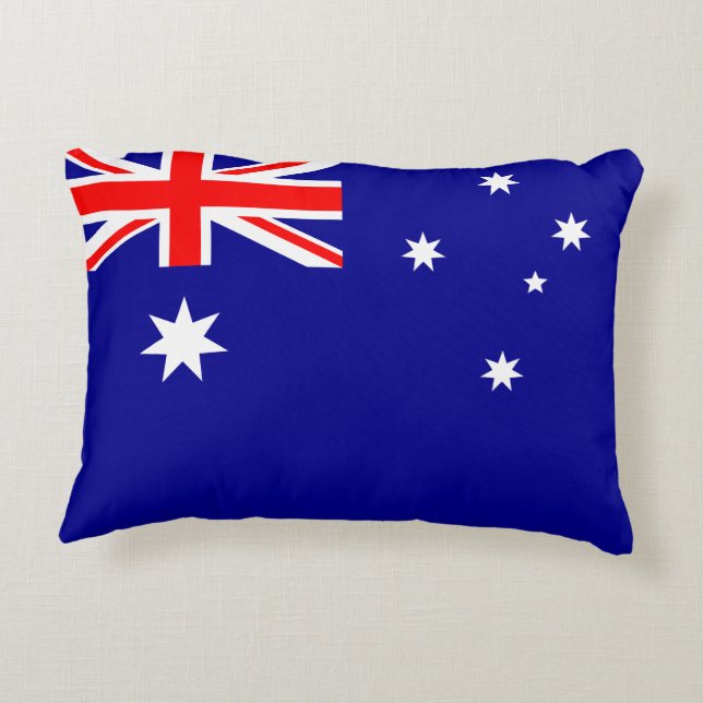 Vlag van Australië Decoratief Kussen (Achterkant)