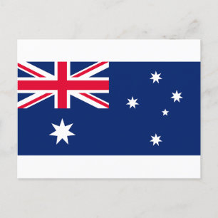 Vlag van Australië Feestdagenkaart