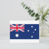 Vlag van Australië Feestdagenkaart (Staand voorkant)