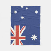 Vlag van Australië Fleece Deken (Voorkant)