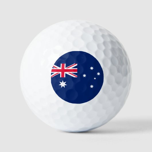 Vlag van Australië Golfballen (Voorkant)