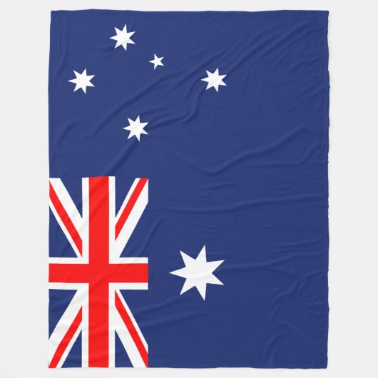 Vlag van Australië groot Fleece Deken (Voorkant)