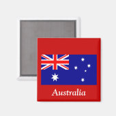 Vlag van Australië Magneet (Voorkant / Achterkant)