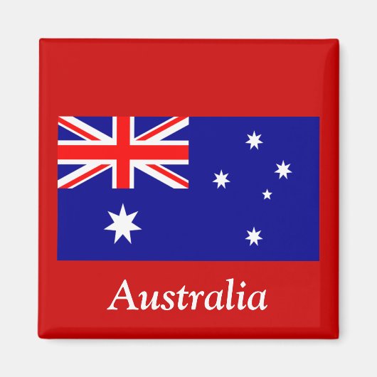 Vlag van Australië Magneet (Voorkant)