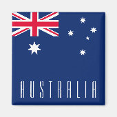 Vlag van Australië Magneet (Voorkant)