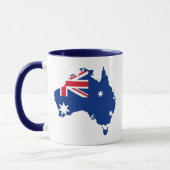 vlag van australië mok (Links)