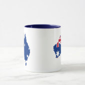 vlag van australië mok (Midden)