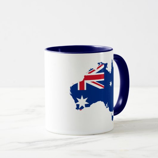 vlag van australië mok (Voorkant rechts)