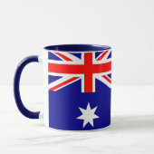 Vlag van Australië mok (Links)