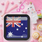Vlag_van_Australië Papieren Bordje (Feest)