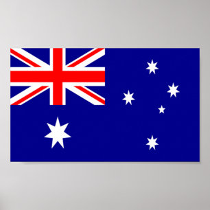 Vlag van Australië Poster