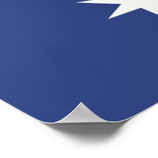 Vlag van Australië Poster (Hoek)