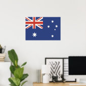 Vlag van Australië Poster (Thuiskantoor)