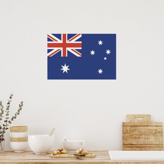 Vlag van Australië Poster (Keuken)