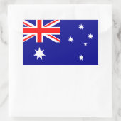 Vlag van Australië Rechthoekige Sticker (Tas)