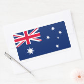 Vlag van Australië Rechthoekige Sticker (Envelop)