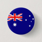 Vlag van Australië Ronde Button 3,2 Cm (Voorkant)