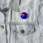 Vlag van Australië Ronde Button 3,2 Cm (In situ)
