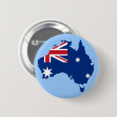vlag van australië ronde button 5,7 cm (Voorkant /achterkant)