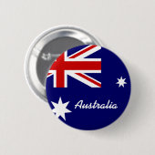 Vlag van Australië Ronde Button 5,7 Cm (Voorkant /achterkant)