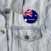 Vlag van Australië Ronde Button 5,7 Cm (In situ)