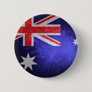 Vlag van Australië Ronde Button 5,7 Cm