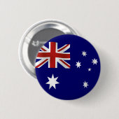 Vlag van Australië Ronde Button 5,7 Cm (Voorkant /achterkant)