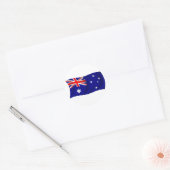 Vlag van Australië Ronde Sticker (Envelop)