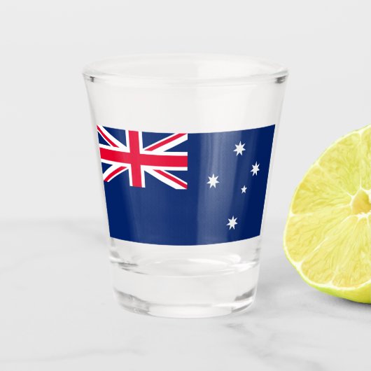 Vlag van Australië Shot Glas (Voorkant)