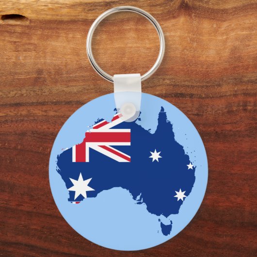 vlag van australië sleutelhanger (Voorkant)
