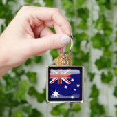 Vlag van Australië Sleutelhanger (Hand)