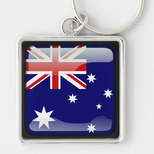Vlag van Australië Sleutelhanger (Voorkant)