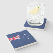Vlag van Australië Stenen Onderzetter (Zijkant)