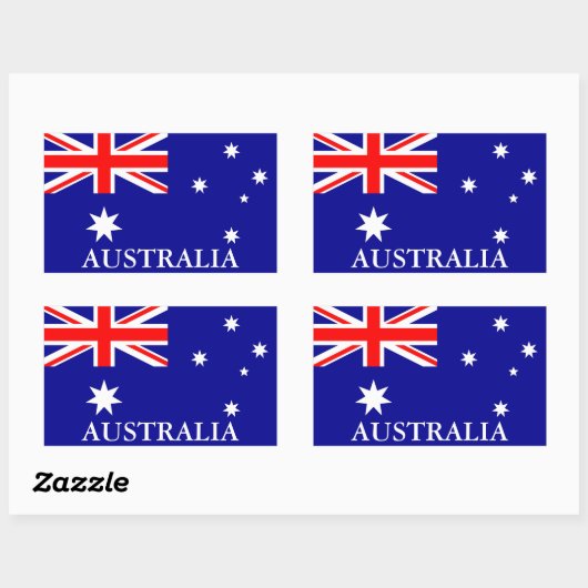 Vlag van Australië Sticker (Vel)