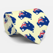 vlag van australië stropdas (Opgerold)
