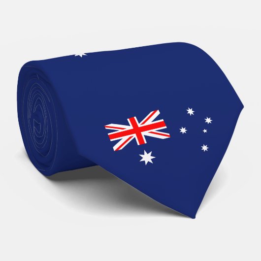 Vlag van Australië Stropdas (Opgerold)