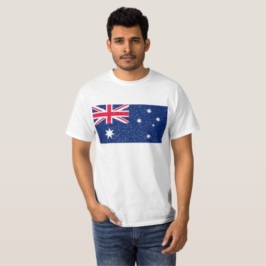 Vlag van Australië, T-shirt (Voorkant volledig)