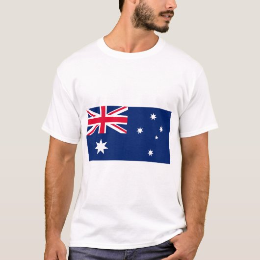 Vlag van Australië T-shirt (Voorkant)