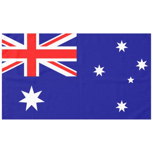 Vlag van Australië Tafelkleed (Voorkant (Horizontaal))