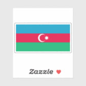 Vlag van Azerbeidzjan (1991-2013) Sticker (Vel)