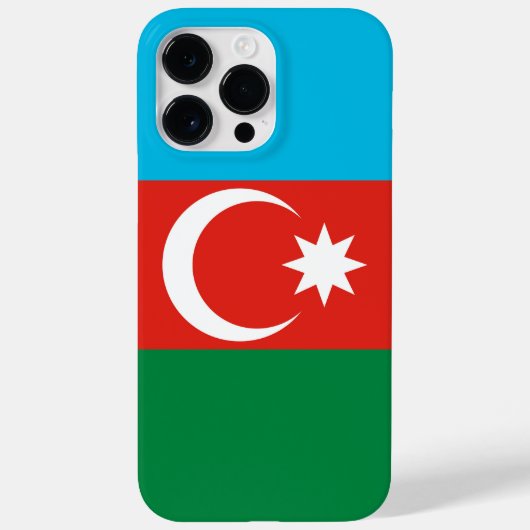 Vlag van Azerbeidzjan Case-Mate iPhone Case (Achterkant)