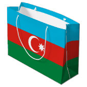 Vlag van Azerbeidzjan Groot Cadeauzakje (Achterkant Gekanteld)