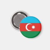Vlag van Azerbeidzjan Magneet (Voorkant / Achterkant)